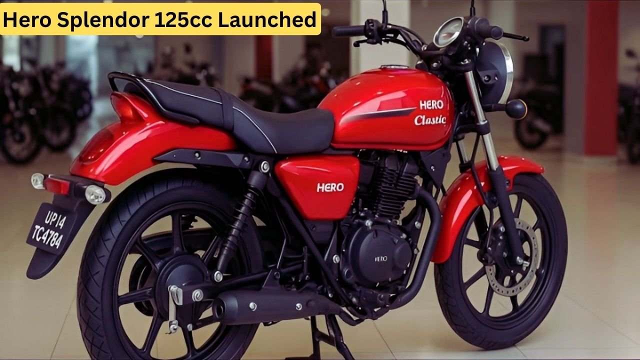 Hero Splendor 125cc launched – 90km mileage with a top speed of 110kmh in a budget